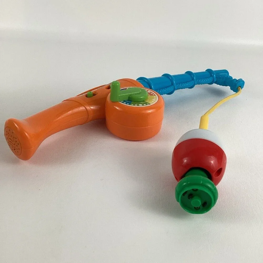 VTech Jiggle & Giggle Fishing Set Smart Pole Sea Creatures Learning Toy Bobber A